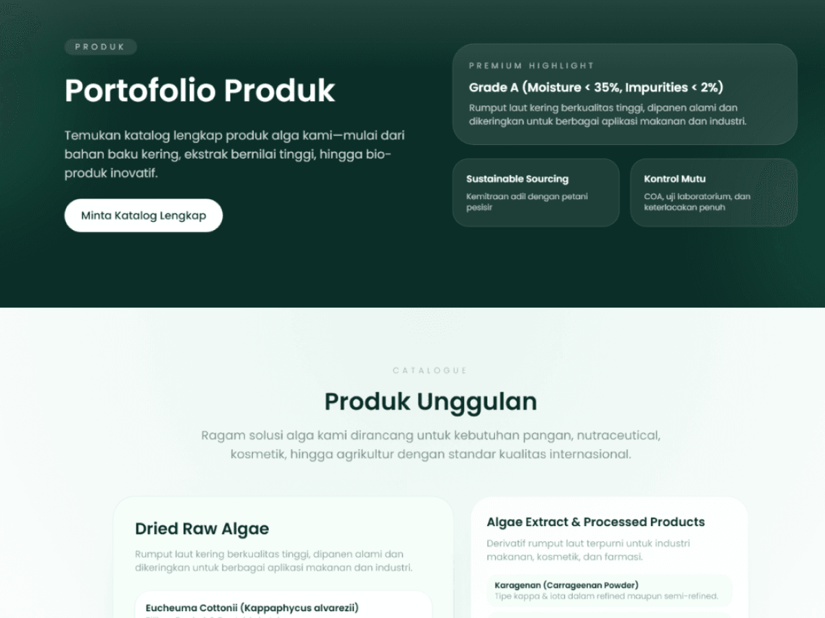 Algae Store Screenshot 1